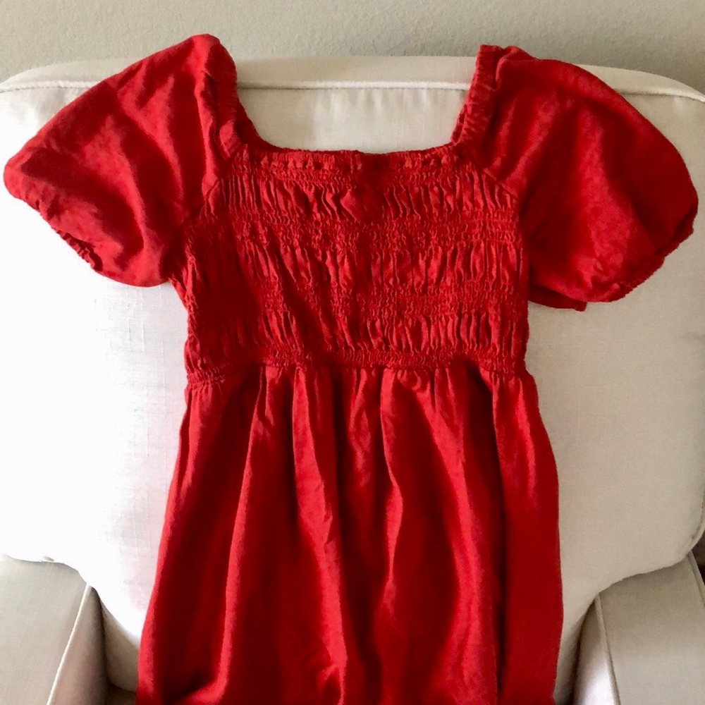 SOLD!! Isabel Maternity Smocked Square Neck Maternity Dress